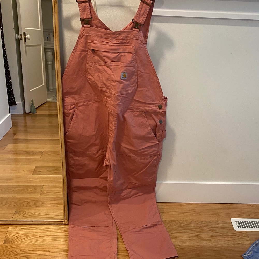 Pink carhartt bibs